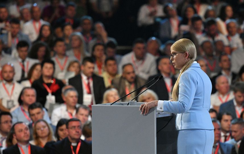 Лидер партии ВО "Батькивщина" Юлия Тимошенко заявила, что примет участи в президентских выборах в 2019 году. Фото AFP