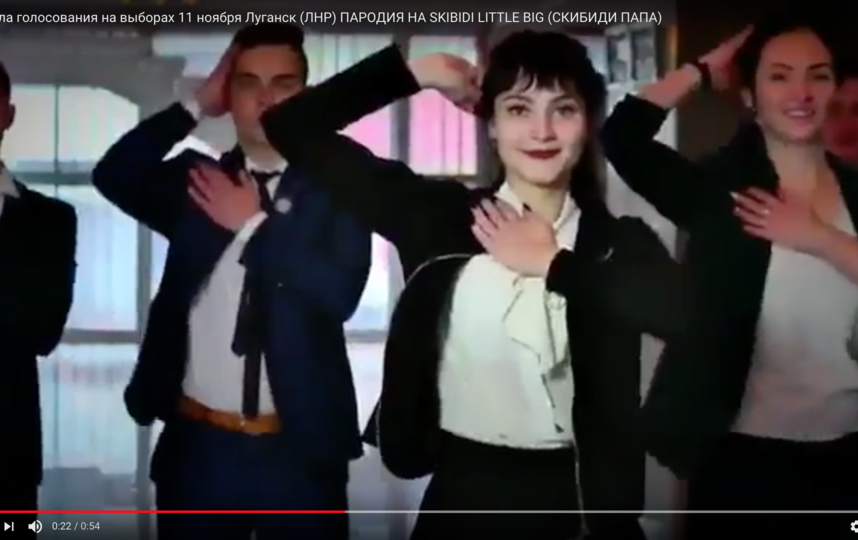 В ЛНР предложили танцевальную Skibidi-инструкцию по голосованию
