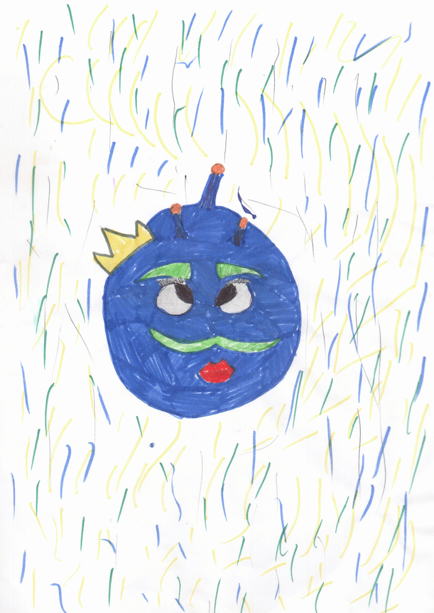 "Добрый день! Дочь Полина (10 лет) нарисовала Коронавирус. «Коронавиурс, который никогда не СПАЛ!». Фото Оксана Патраман