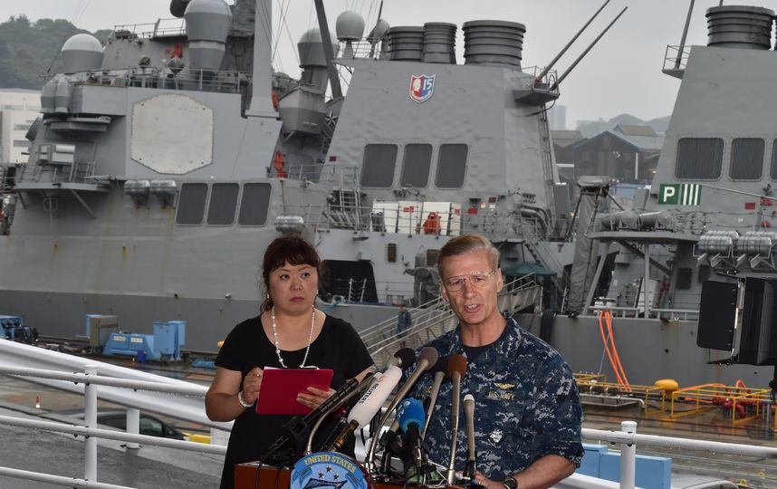 USS Fitzgerald. Фото AFP