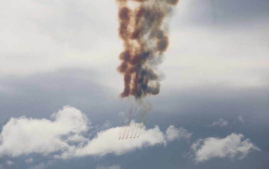 Пролёт авиации над Москвой в честь Дня Победы. Фото Василий Кузьмичёнок