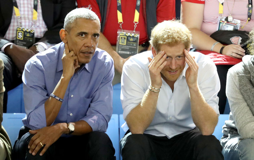 Барак Обама и Принц Гарри. Фото Getty