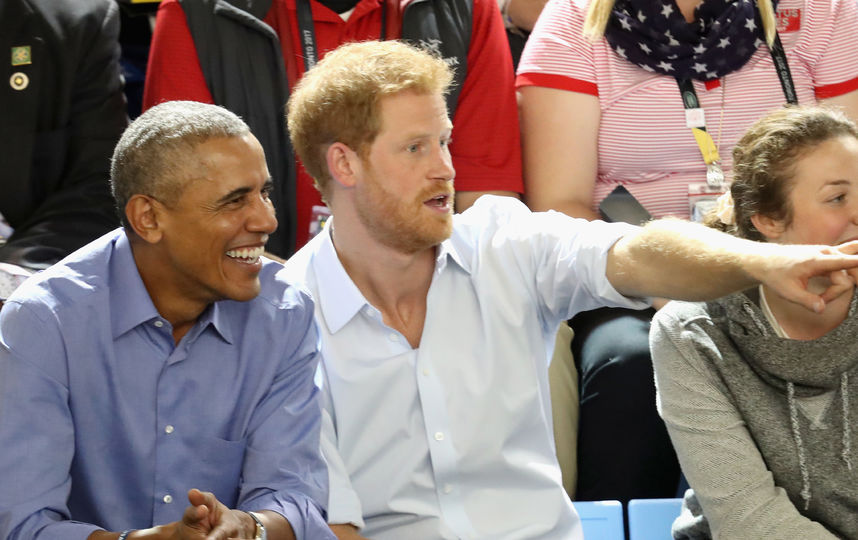 Барак Обама и Принц Гарри. Фото Getty