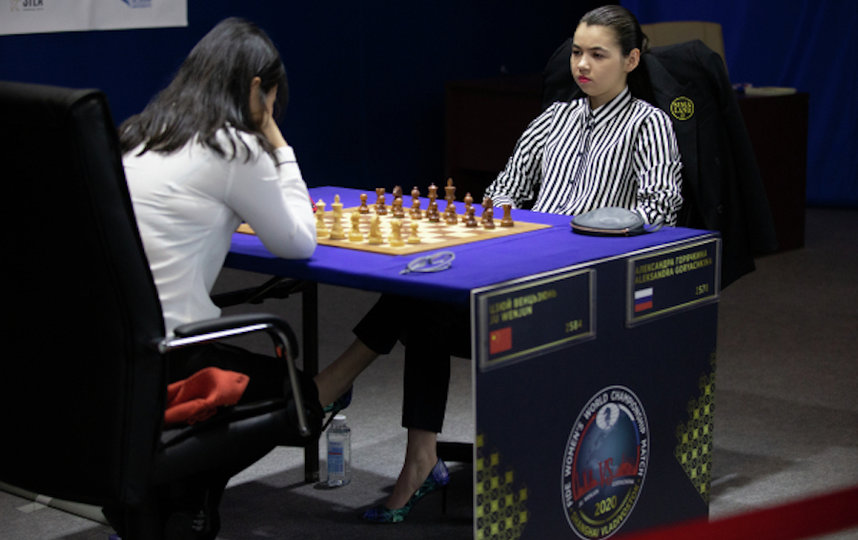 Матч Цзюй Вэньцзюнь – Александра Горячкина. Фото РИА Новости