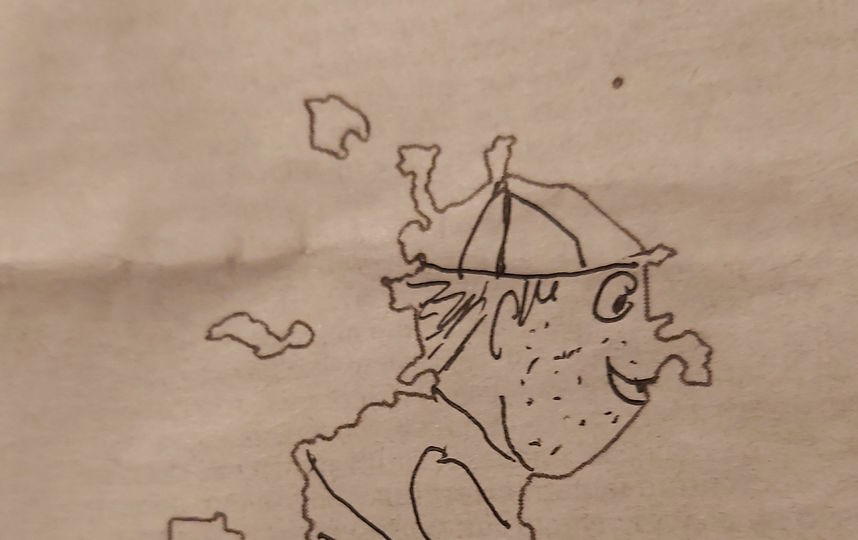 Муж представляет контур Москвы, как своего начальника на астероиде. Фото Дубачева Светлана.