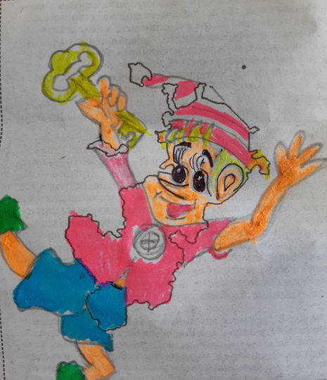 Москву вижу похожей на персонажа Б у р а т и н о!