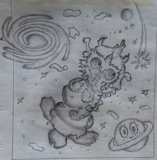 Добрый марсианин летит покорять Москву! Фото Анна Пиреева.