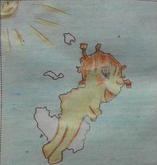 Я увидела ребенка-солнце,который оседлал облака и весело мчится к людям. Фото Елена Легезина