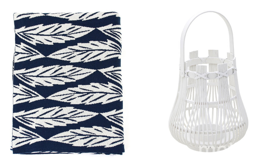 Плед Tkano (5590 руб.) / Фонарь для свечи To4rooms (3890 руб.). Фото Предоставлено интернет-магазином, "Metro"