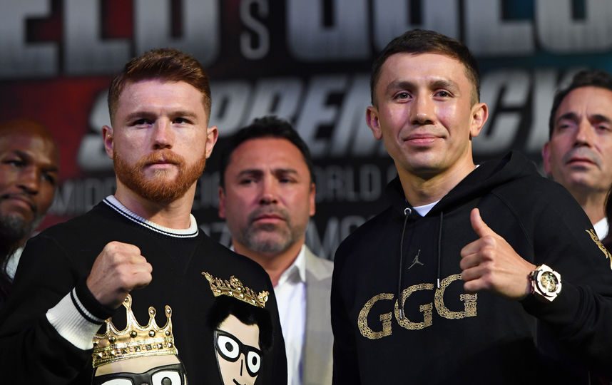 Сауль Альварес перед боем с Геннадием Головкиным. Фото AFP