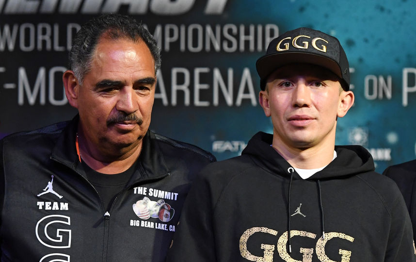 Геннадий Головкин перед боем с Саулем Альваресом. Фото AFP