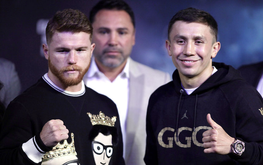 Геннадий Головкин перед боем с Саулем Альваресом. Фото AFP