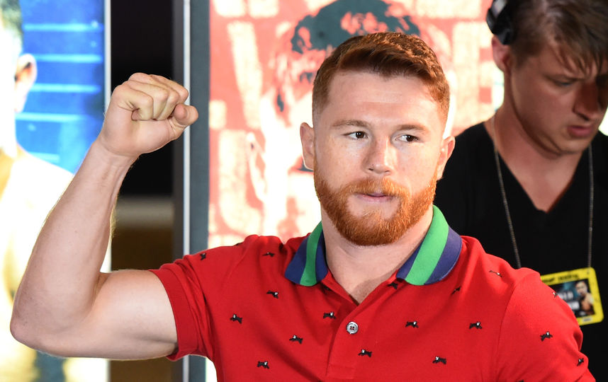 Сауль Альварес перед боем с Геннадием Головкиным. Фото AFP