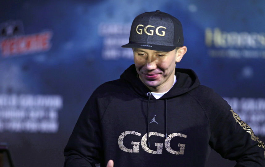 Геннадий Головкин перед боем с Саулем Альваресом. Фото AFP