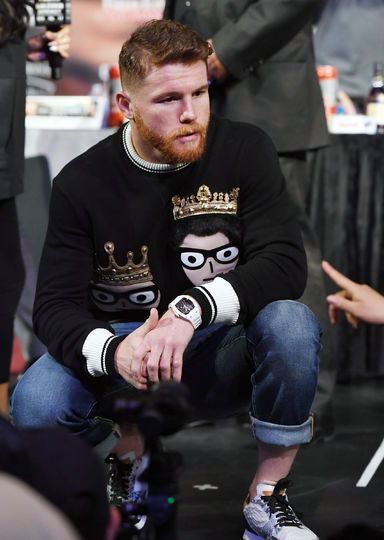 Сауль Альварес перед боем с Геннадием Головкиным. Фото AFP