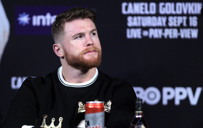 Сауль Альварес перед боем с Геннадием Головкиным. Фото AFP