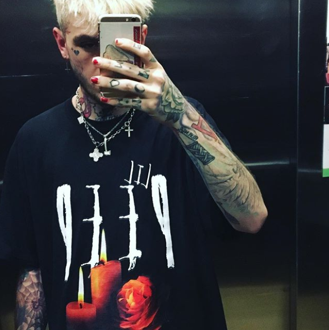 рэпер Lil Peep. Фото Instagram @lilpeep