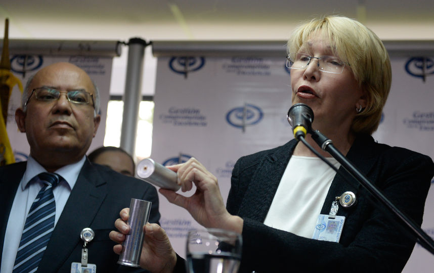 Генпрокурор Венесуэлы Луиса Ортега Диас отчиталась о числе погибших в ходе протестов. Фото AFP