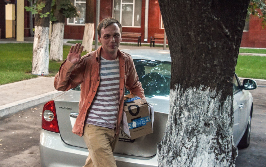 Иван Голунов после освобождения из-под домашнего ареста (архивное фото). Фото AFP