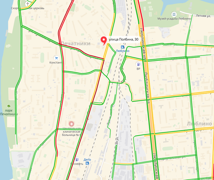Скриншот yandex.ru/maps.