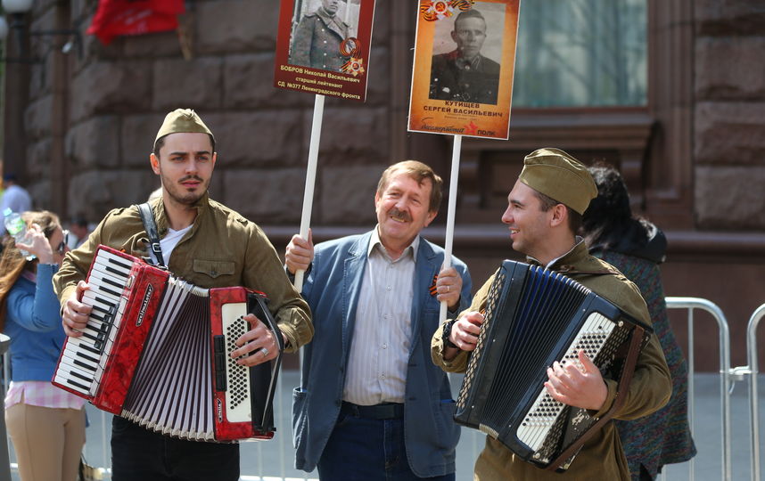 Шествие "Бессмертного полка" в Москве. Фото Василий Кузьмичёнок