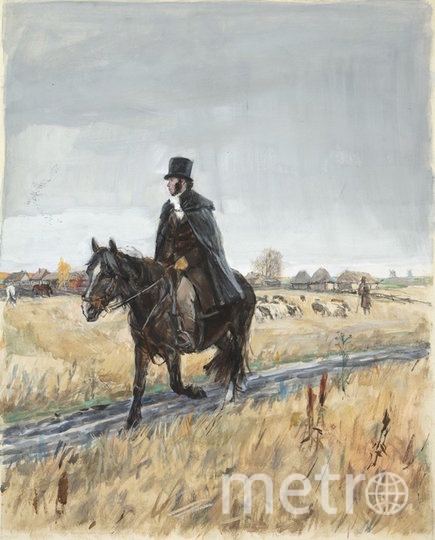 "Пушкин в Болдине", картина народного художника СССР Аркадия Пластова, 1949 год. Фото pushkinmuseum.ru, "Metro"