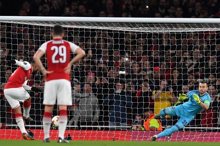 Матч "Арсенал" - ЦСКА в Лондоне. Фото AFP