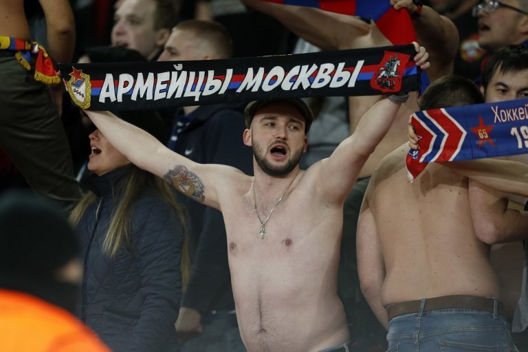 Матч "Арсенал" - ЦСКА в Лондоне. Фото AFP