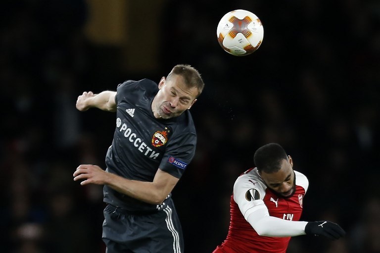 Матч "Арсенал" - ЦСКА в Лондоне. Фото AFP