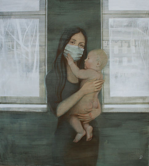 Рисунок Полины Синяткиной. Фото Скриншот Instagram/paulina_siniatkina