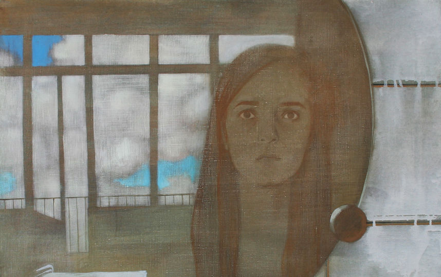 Тот самый автопортрет. Фото Скриншот Instagram/paulina_siniatkina