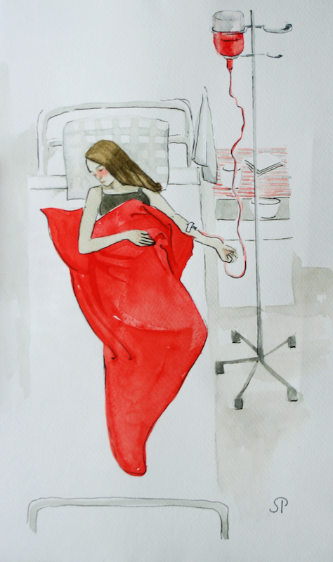 Рисунок Полины Синяткиной. Фото Скриншот Instagram/paulina_siniatkina