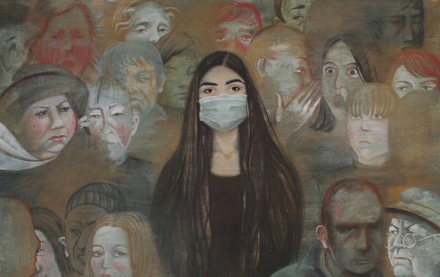 Рисунок Полины Синяткиной. Фото Скриншот Instagram/paulina_siniatkina