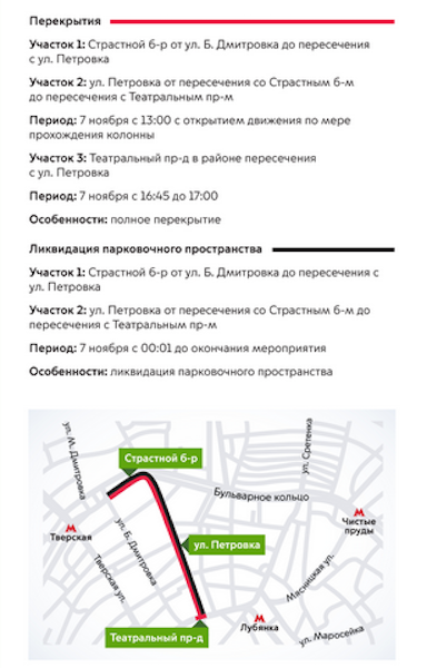 Перекрытия и ограничения движения. Фото ЦОДД, "Metro"