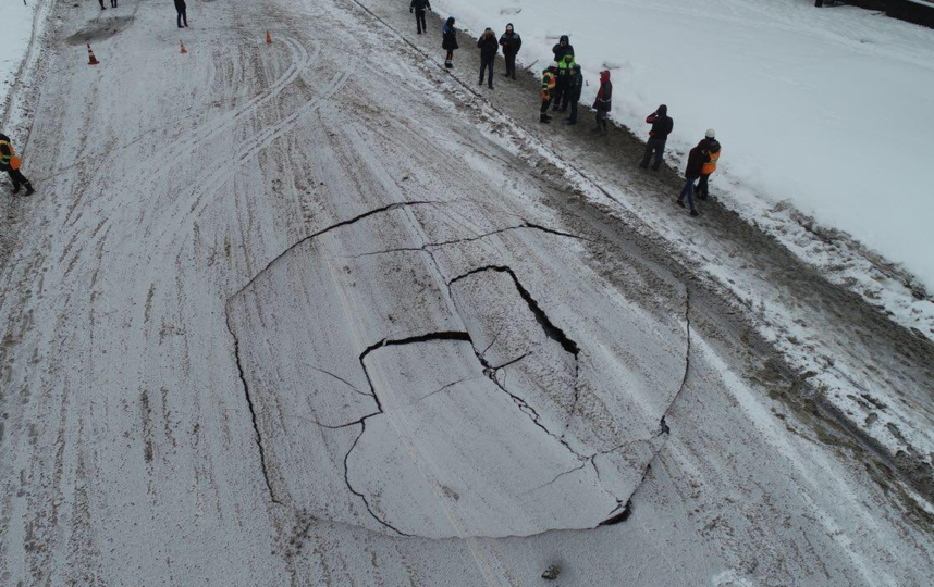 Движение ограничено на юго-востоке Москвы из-за проседания грунта