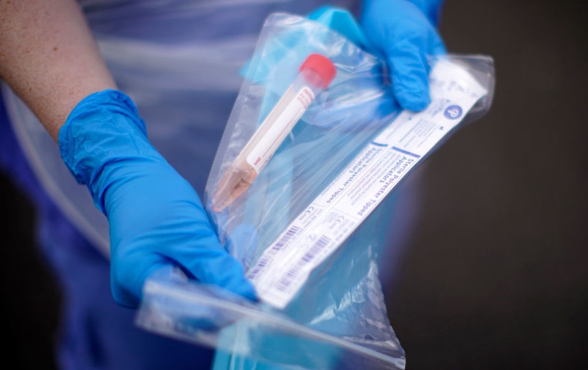 Тест на коронавирус. Фото Getty