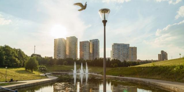 Обновлённый парк.