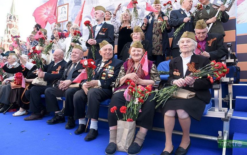 Ветераны на параде 9 мая в Москве (архивное фото). Фото Василий Кузьмичёнок