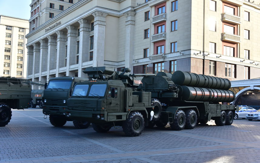 Военная техника перед парадом 9 мая в Москве (архивное фото). Фото Василий Кузьмичёнок