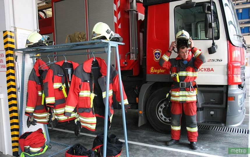 Гостевой дом "Голицын клуба" загорелся в Подмосковье. Фото Василий Кузьмичёнок