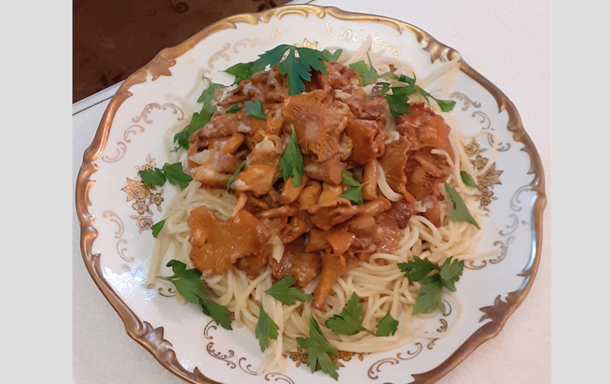 Спагетти с лисичками (в домашних условиях). Фото Светлана Перцова, "Metro"