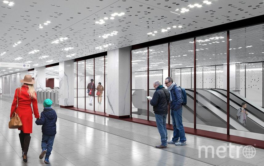 Проект станции "Стромынка" БКЛ. Фото Предоставлено пресс-службой Москомархитектуры, "Metro"