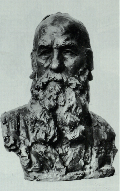 Гипсовый этюд к портрету Юрия Долгорукого. 1948 год. Фото Монография Андрея Орлова "Художник русского народа: Фарфоровый сказ и Юрий Долгорукий"