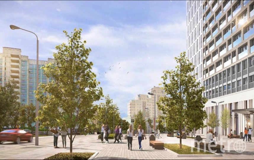 Проект планировки территории в Хорошево-Мневниках. Фото предоставлено пресс-службой Москомархитектуры, "Metro"