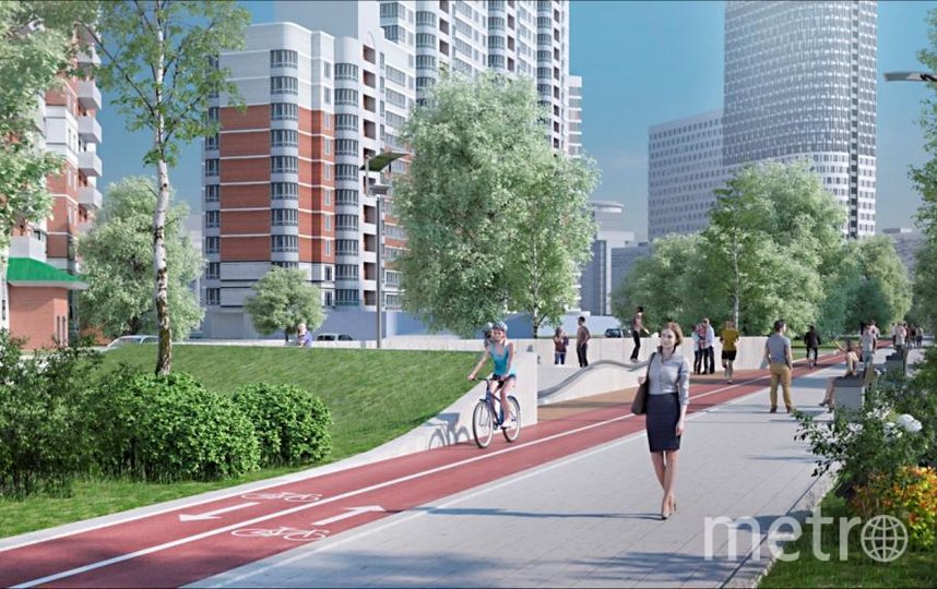 Проект планировки территории в Хорошево-Мневниках. Фото предоставлено пресс-службой Москомархитектуры, "Metro"