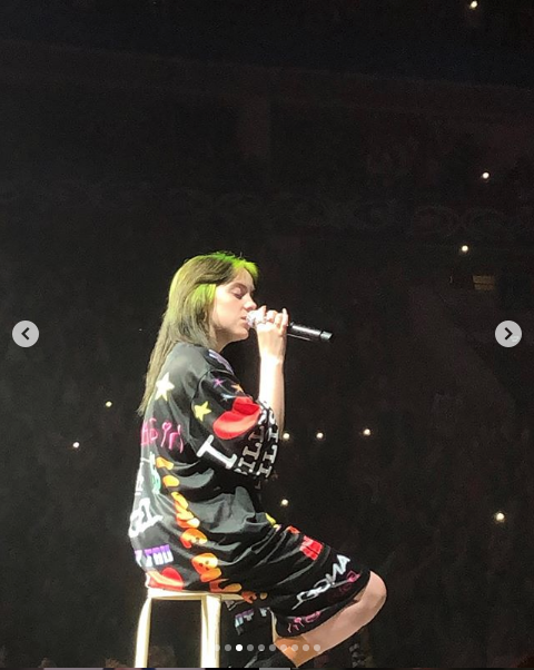 Билли Айлиш в Москве. Фото скриншот instagram.com/julialuw/