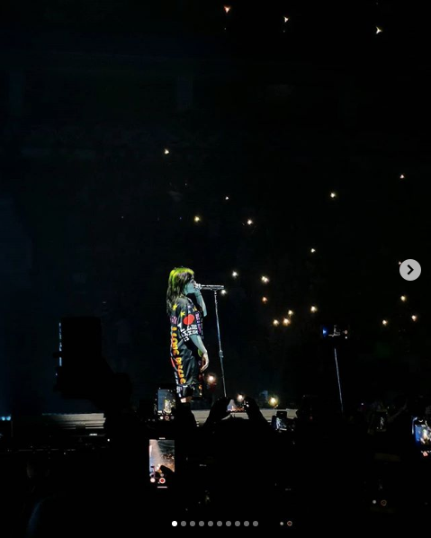 Билли Айлиш в Москве. Фото скриншот instagram.com/lace.of.tears/