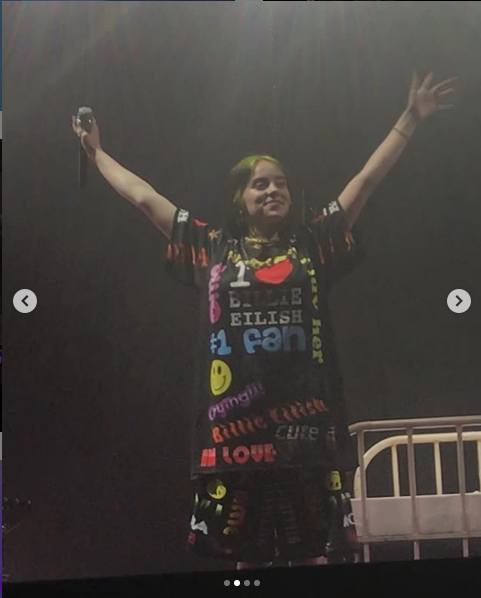 Билли Айлиш в Москве. Фото скриншот instagram.com/bi_ll_ie_eilish/