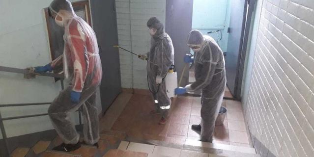 Уборка в подъездах.