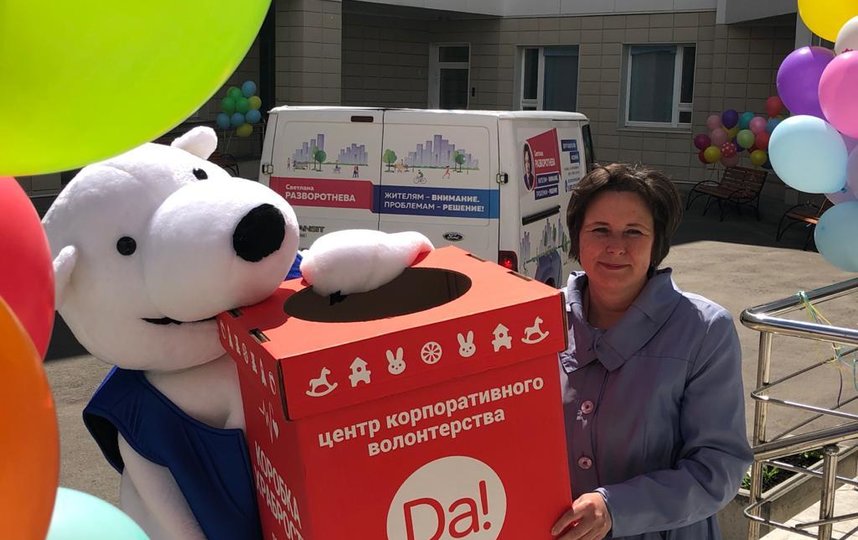 Светлана Разворотнева передала подарки детям онкологического центра имени Н.Н. Блохина